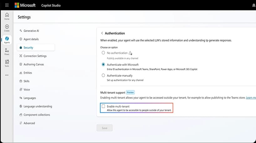 Multi-tenant Support in Copilot Studio