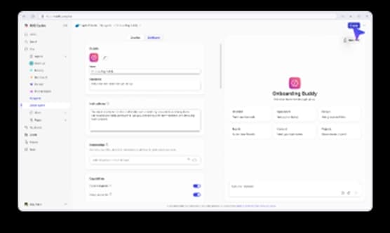 M365 Copilot agent builder